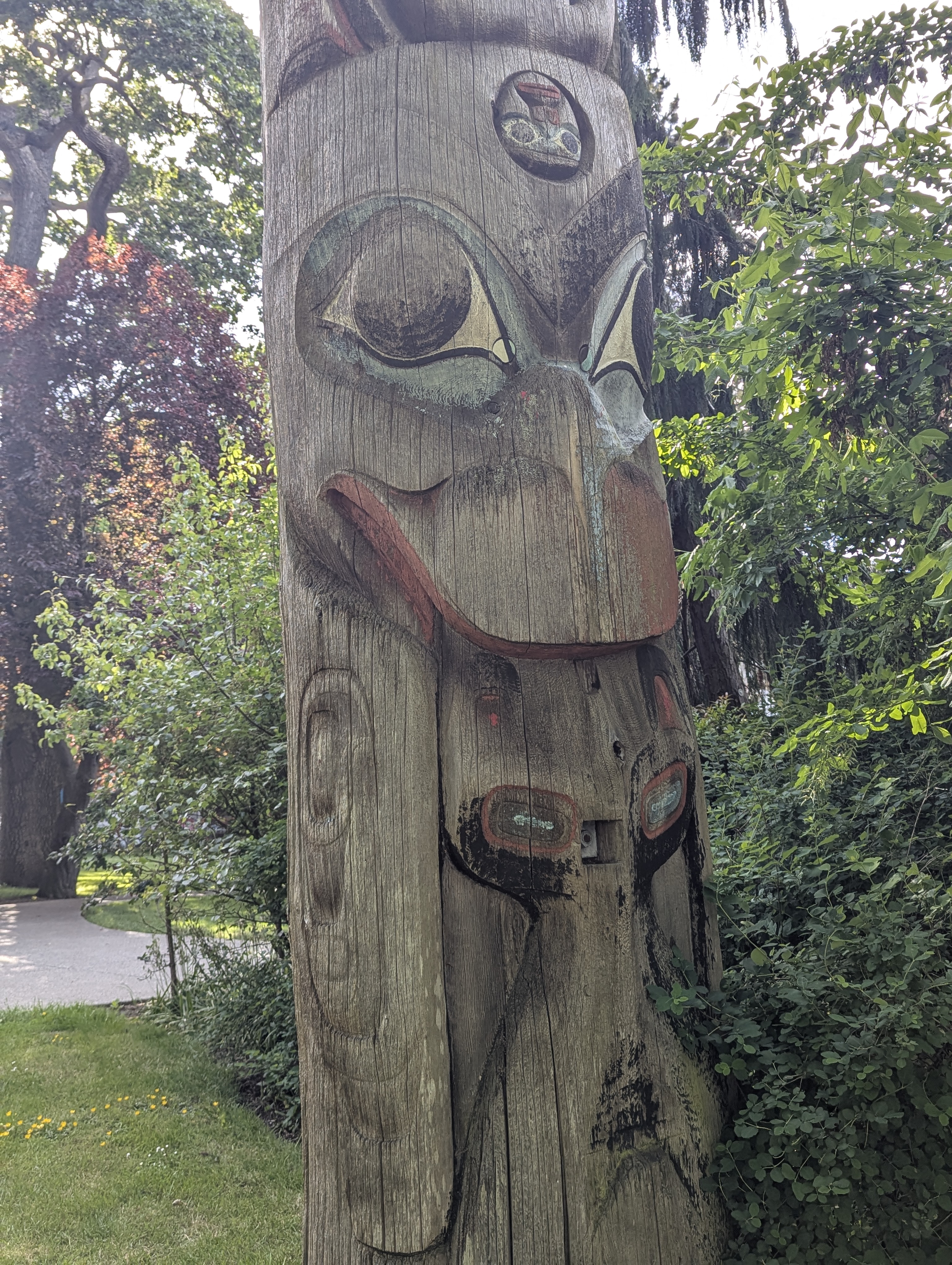 Birthday Trip to Canada, Thunderbird Park, Victoria, Vancouver Island